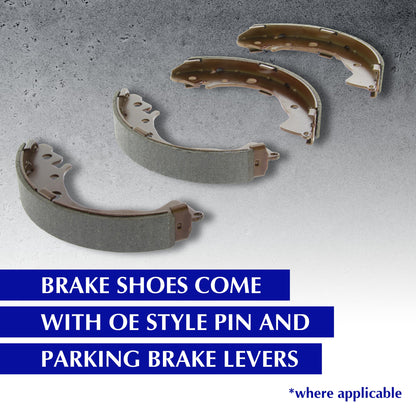CENTRIC PARTS 111.04490 Centric Premium 111.04490 Automotive Rear Drum Brake Shoe Set for Selected Chevrolet, GMC Model Years