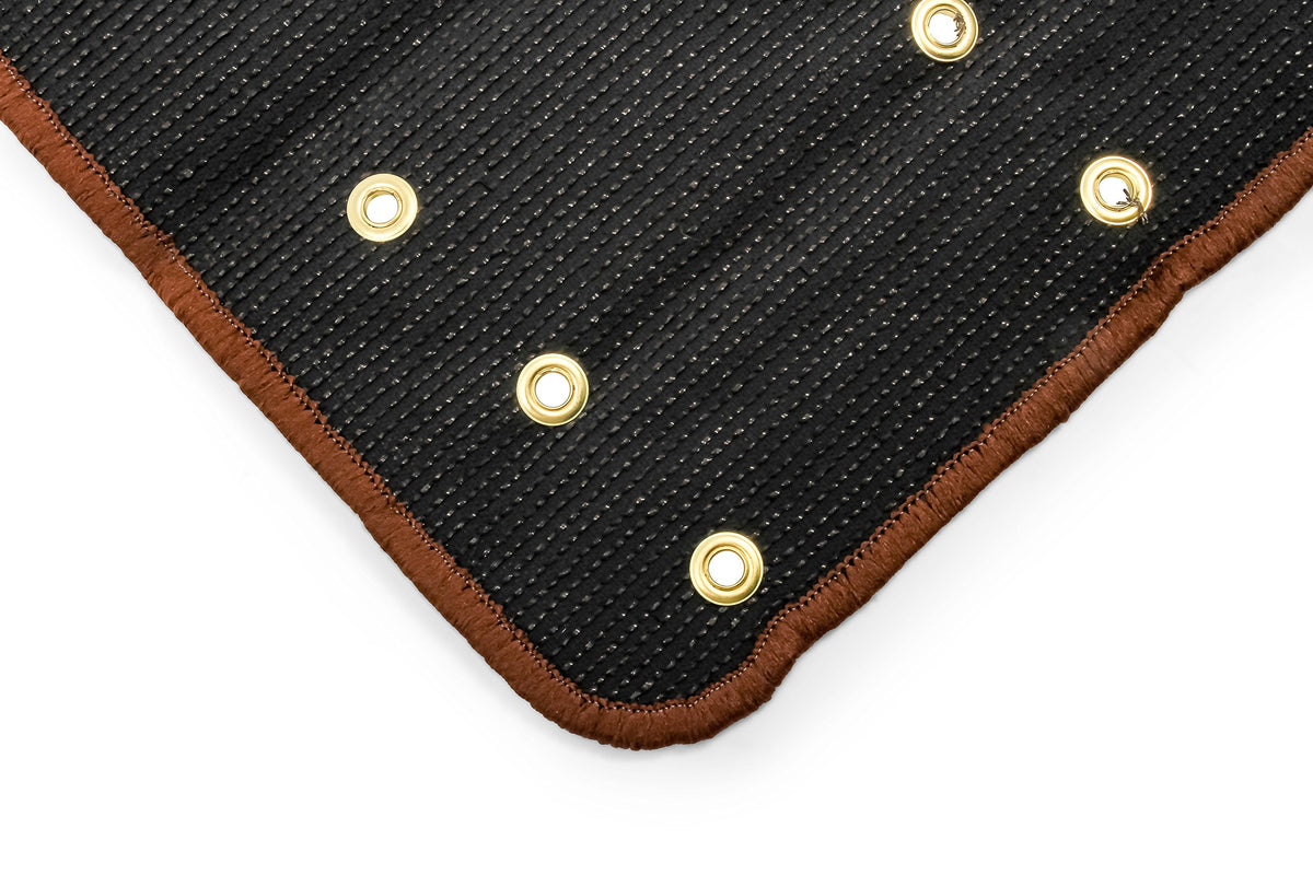 CAMCO 42944 CAMCO 42944 Premium Wrap Around RV Step Rug (Turf Material (22" x 23"))Brown