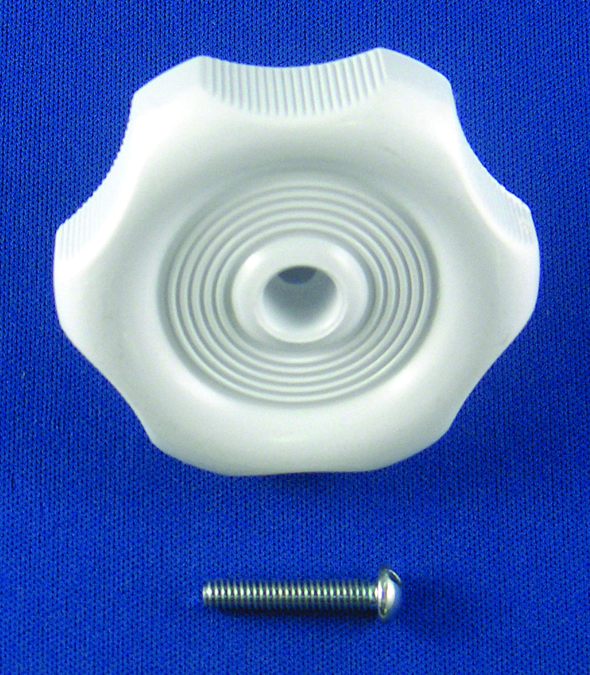 STRYBUC 743CE WHT WCM RV Motorhome Trailer 743CE WHT 2-1/4" Diameter White Plastic Window Operator Knob with 1" Shaft