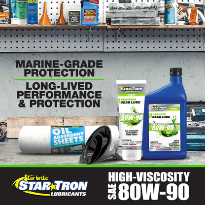 STAR BRITE 027010 STAR BRITE Star Tron High Viscosity 80W90 Lower Unit Gear Lube