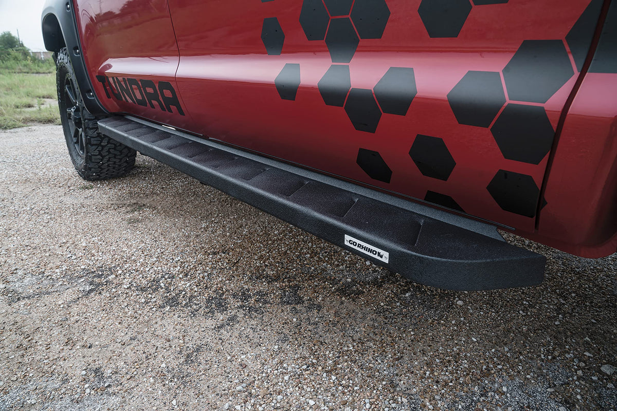 GO RHINO 63441687PC Go Rhino! RB10 Running Boards - Complete Kit: RB10 Running Board + Brackets