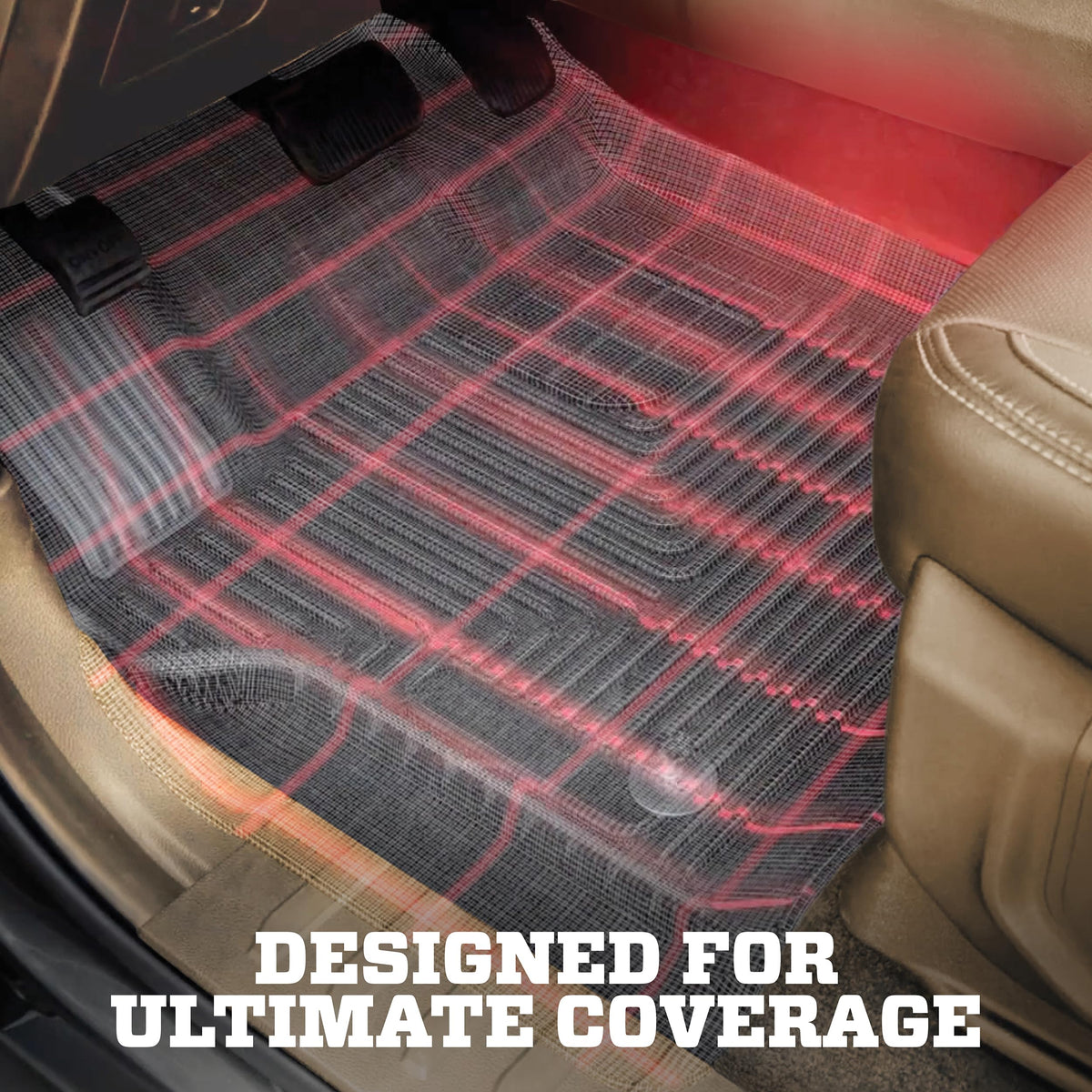 Husky Liners 53711 Husky Liners X-act Contour Floor Mats – Fits 2012-2021 Toyota Tundra, CrewMax & Double Cab (12-17 Reg Cab), 2012-2022 Toyota Sequoia – Front Row, 2-pc Black - 53711