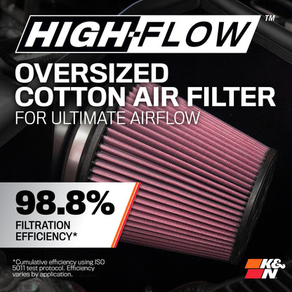 K&N FILTER 57-2556 K&N Cold Air Intake System: High-Flow Air Filter, Increase Performance & Towing: Compatible with 2004-2008 FORD/LINCOLN: Expedition, F150, Mark LT, 57-2556