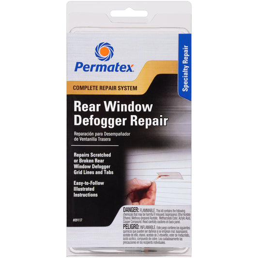 PERMATEX 09117 Permatex 09117 Complete Rear Window Defogger Repair Kit, Single Unit (Packaging may vary)