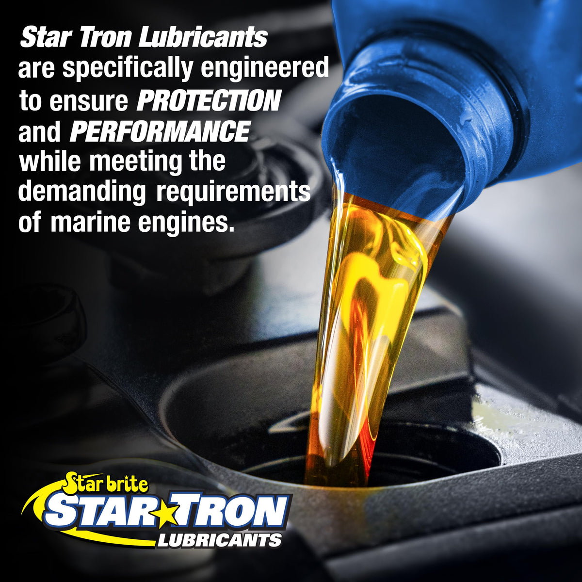 STAR BRITE 028332 STAR TRON Pro Star Synthetic Blend 4-Stroke Outboard Oil 25W-40