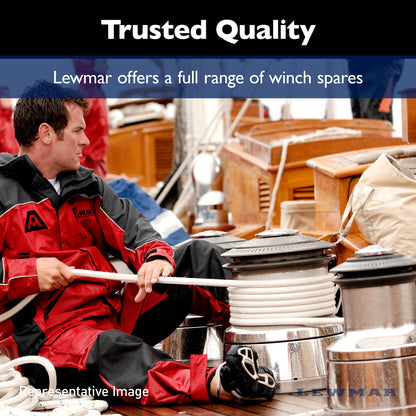 LEWMAR 19701500 Lewmar Winch Maintenance Kit – for Basic Winch Maintenance for Your Sailboat, for Winch Sizes 6"- 48", Includes 10 Pawl Springs, Gear Grease (100 g), Race lube (55 ml), Lubrication Brush