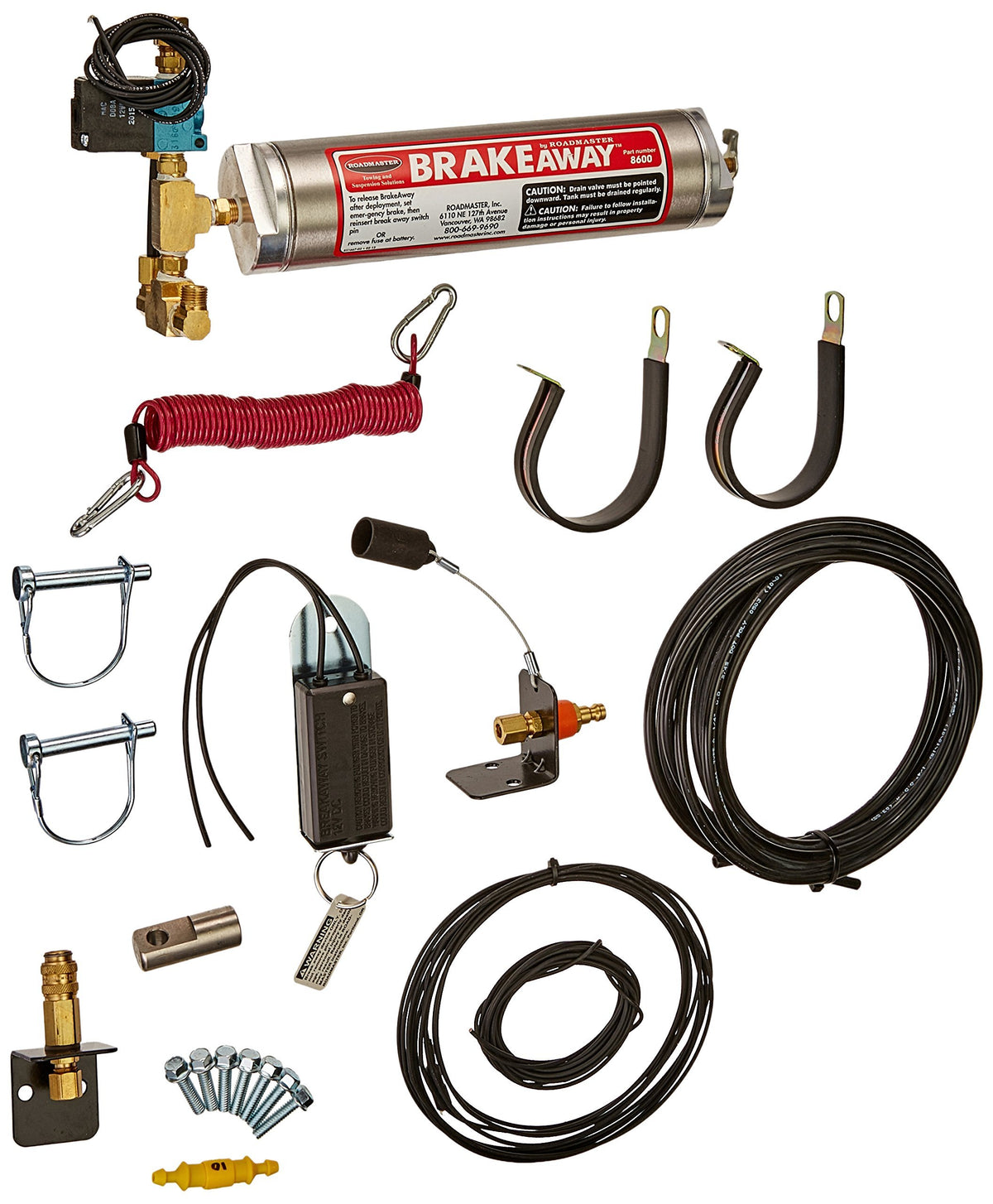 ROADMASTER 98160 Roadmaster 98160 Second Vehicle Kit with BrakeAway for BrakeMaster