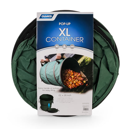CAMCO 42895 Camco 42895 XL Collapsible Container-22 X 28", Green