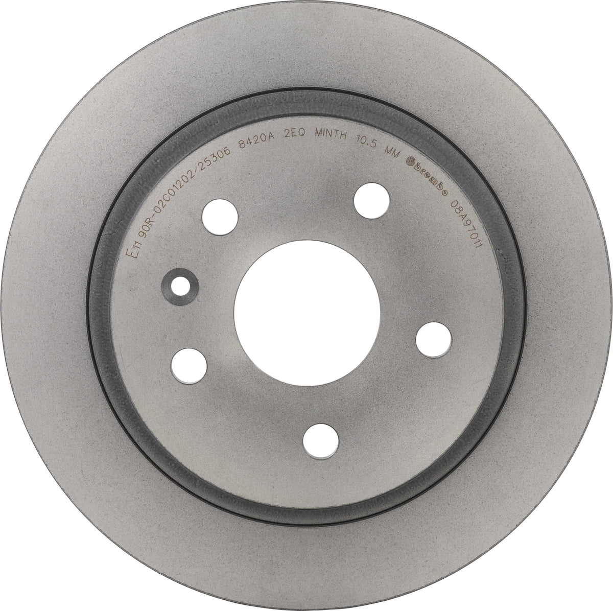BREMBO 08A97011C02 Brembo 08.A970.11 UV Coated solid Rear Brake Rotor BUICK (SGM)/CHEVROLET/CHEVROLET (SGM)/OPEL/SAAB/VAUXHALL OE# 569127
