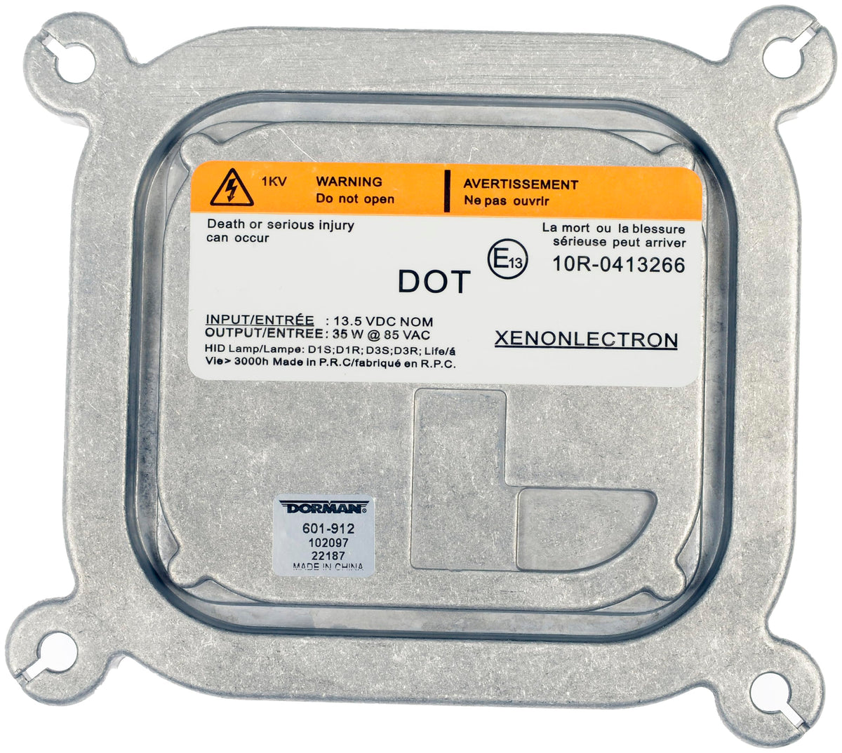 DORMAN 601-912 Dorman 601-912 High Intensity Discharge Control Ballast Compatible with Select Chevrolet/Chrysler/Dodge Models
