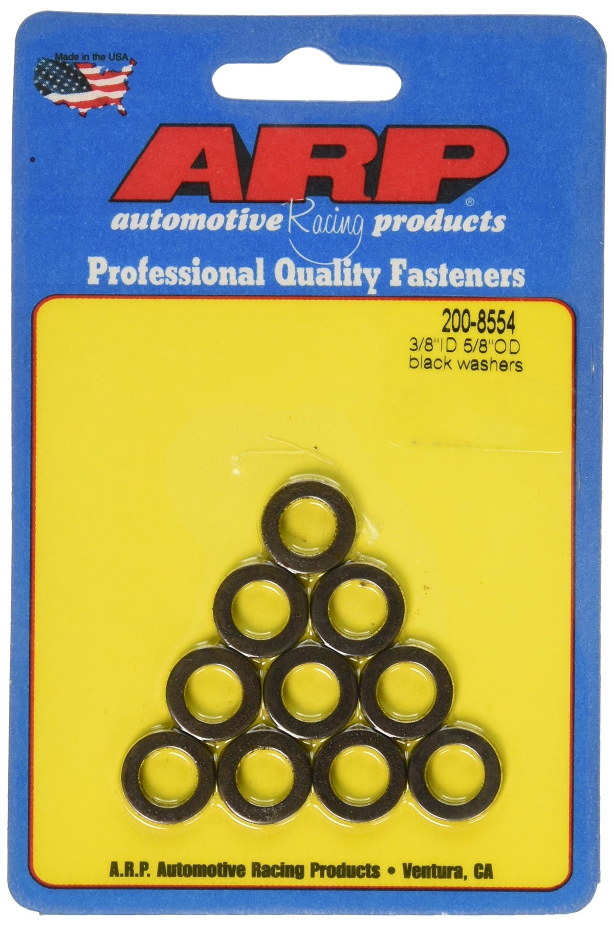 ARP 200-8554 ARP 200-8554 10-Pack Of Special Purpose Washers, 3/8" Inside Diameter, 5/8" Outside Diameter, .120" Thick