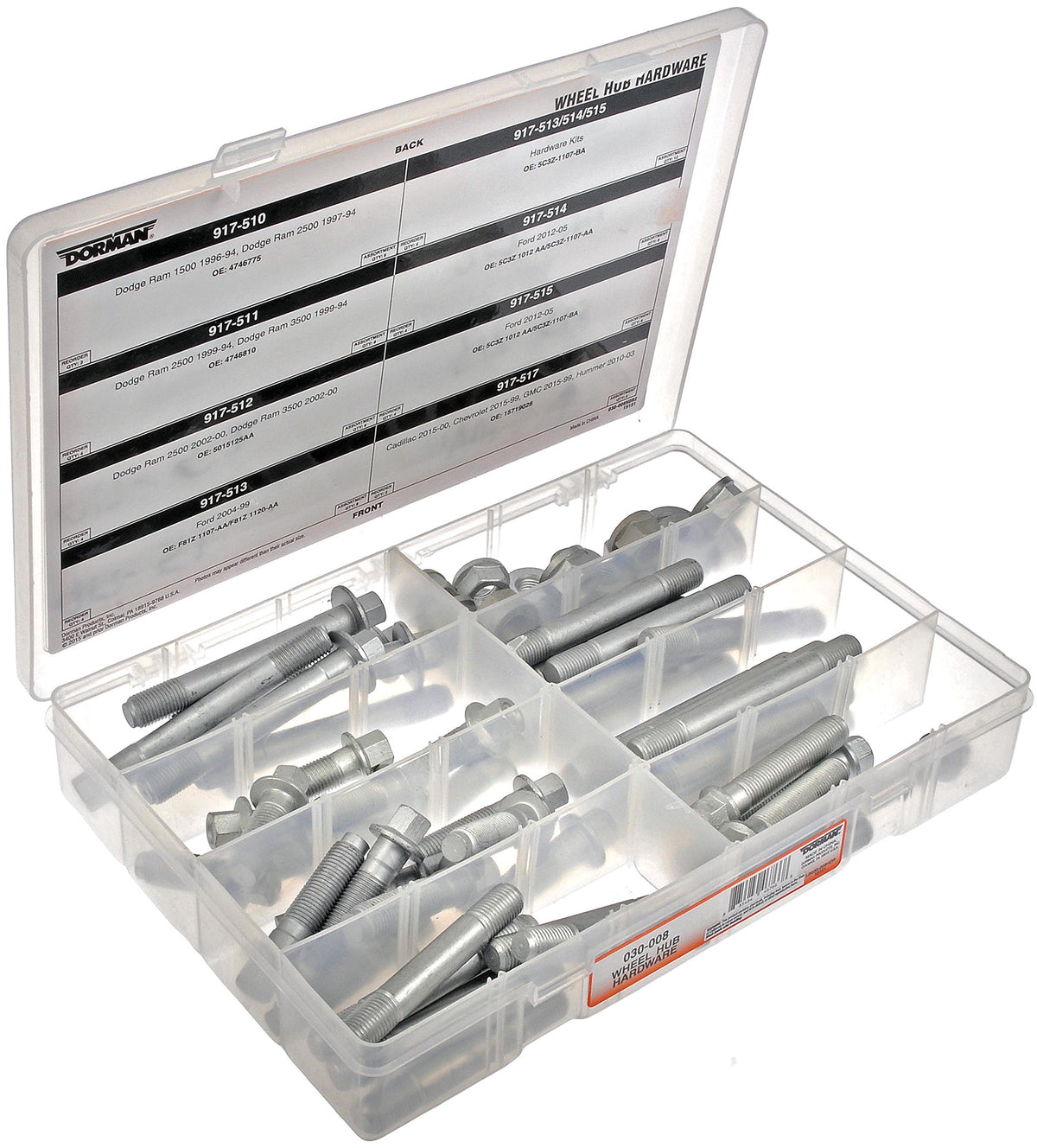 Dorman 030-008 HUB BOLT TECH TRAY
