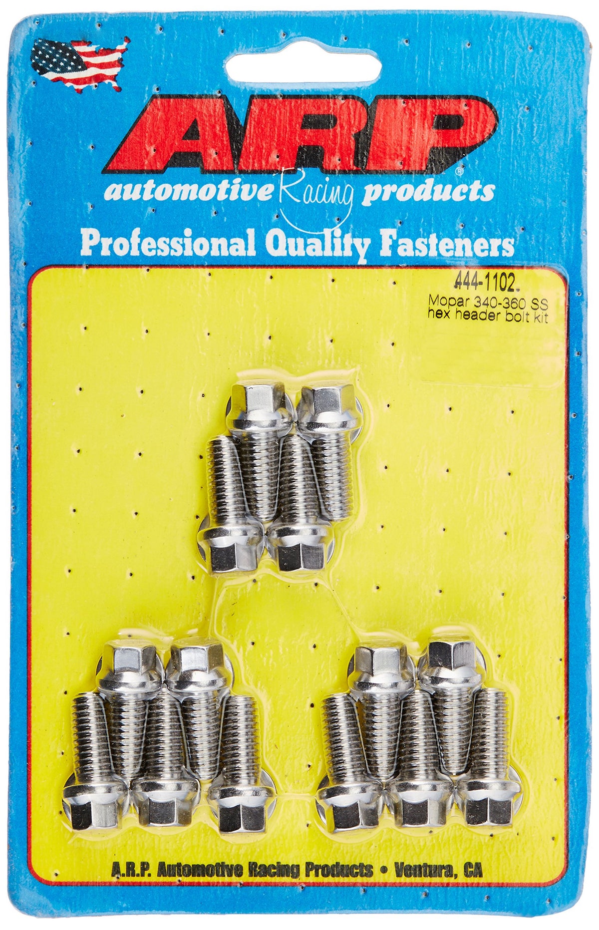 ARP 444-1102 ARP 444-1102 4441102 Stainless 300 Hex Header Bolt Kit - Pack of 14