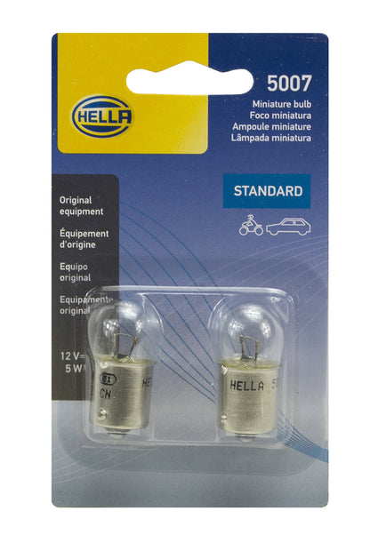 Hella 5007TB BULB 5007 12V 5W BA15S B6 (2