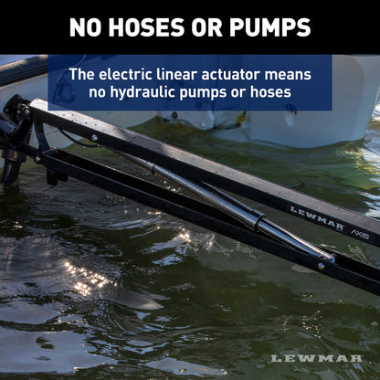 LEWMAR 69600944 Lewmar Axis 8' Electric Shallow Water Anchor with Remote, Black, 69600944