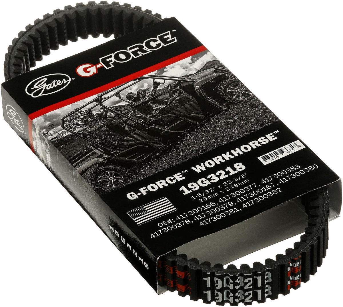 Gates 19G3218 G Force Workhorse Continuously Variable