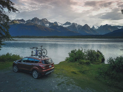 SEASUCKER BM2006.1 SeaSucker Mini Bomber Two Bike Rack for Cars USA Made Racks SUV, Sedan, Hatchback, RV, BMW, Honda, Tesla, Mazda and Every Other Car No Hitch Mount, Full Safety, Zero Damage, Travel Friendly Carrier