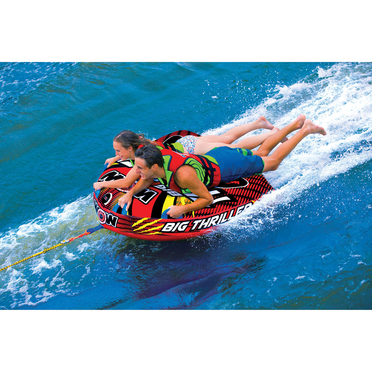 WOW SPORTS 18-1010 WOW Sports Thriller Towable Deck Tube - 1-2 Person