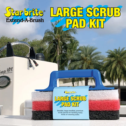 STAR BRITE 042023 STAR BRITE Large Multi-Texture Scrub Pad Kit