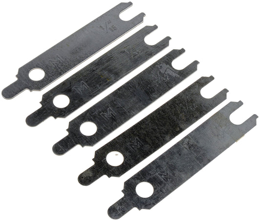 DORMAN 02336 Dorman 02336 Starter Alignment Shim, (1) 1/64, (2) 1/32 and (2) 1/16 in.