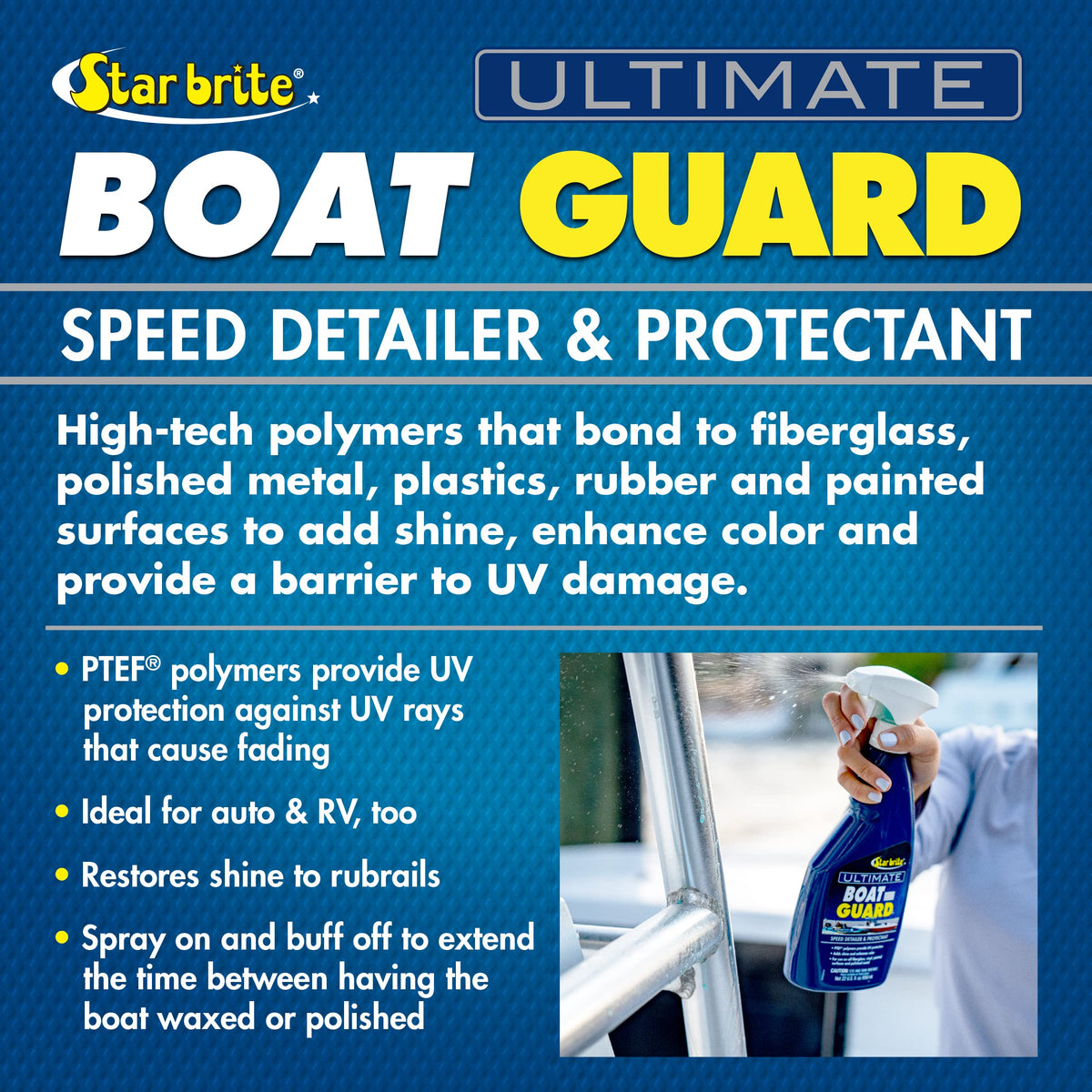 STAR BRITE 081022 STAR BRITE Boat Guard Speed Detailer & Protectant High-Gloss UV Protection