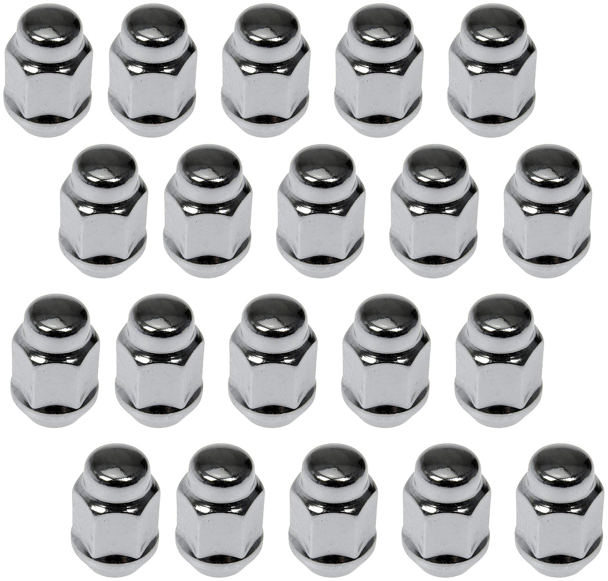 Dorman 711-265 WHEEL NUT CHROME ACORN BULGE SEAT 1/2-20