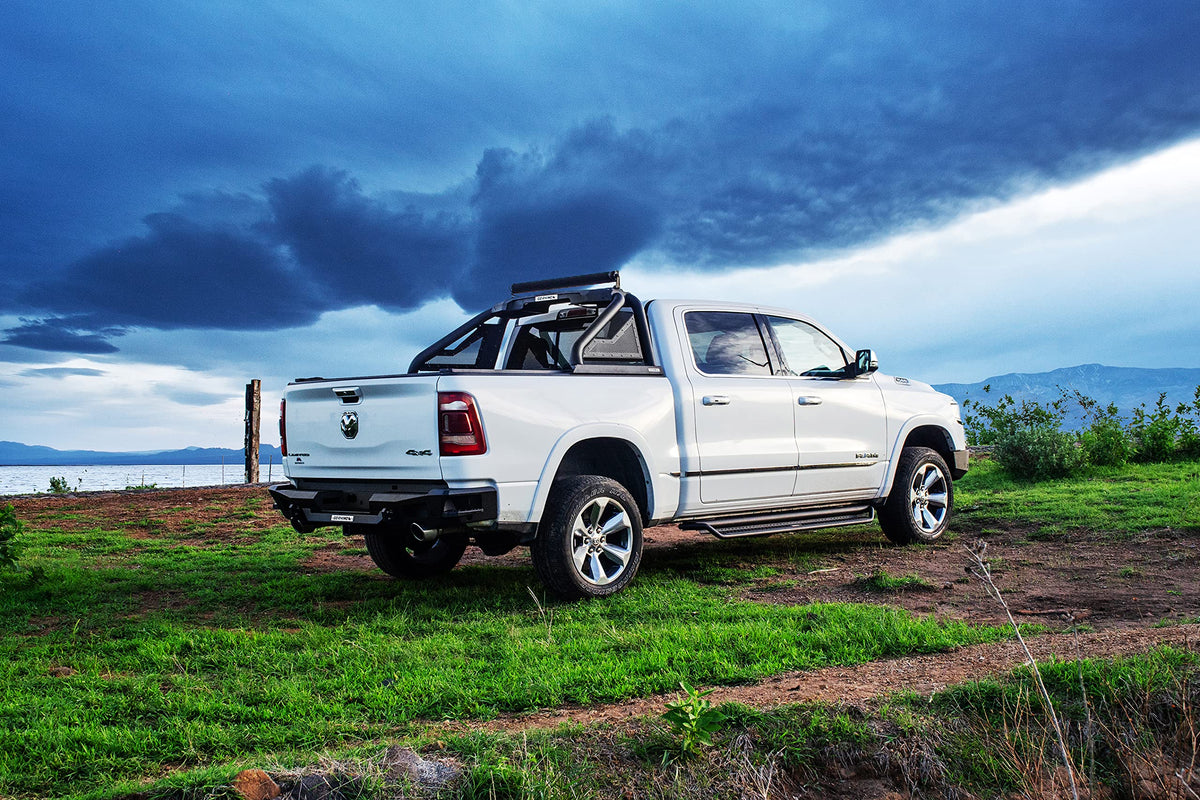 GO RHINO 918000T Go Rhino Sport Bar 2.0 w/Mounting for up to 6" Individual Lights & LED Light Bars up to 40" | 918000T | Fits 2020-2024 Ram 1500, Silverado & Sierra 2500, 3500 (See Description)