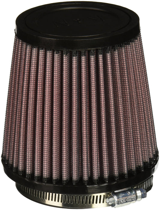 K&N FILTER RU-2790 K&N High-Flow Original Lifetime Universal Clamp-On Air Filter: Performance, Premium, Washable: Flange Diameter: 3.5 In, Filter Height: 4.5 In, Flange Length: 0.625 In, Shape: Round Tapered, RU-2790