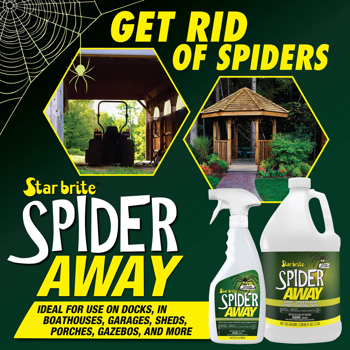 STAR BRITE 095022P STAR BRITE Spider Away - Safely Chase Spiders & Pests