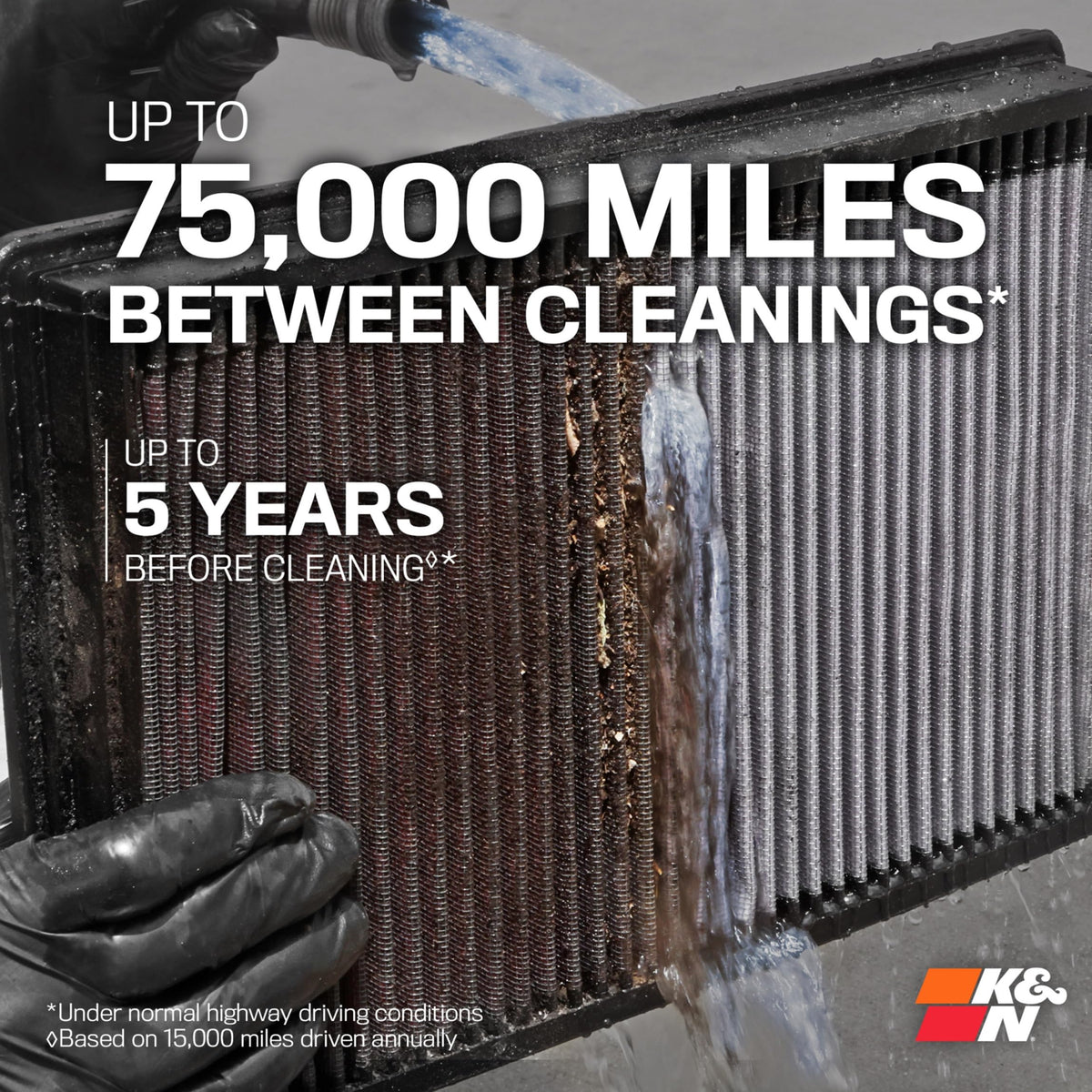 K&N FILTER 33-2409 K&N High-Flow Original Lifetime Engine Air Filter: Increase Power: Premium, Washable: Compatible with 2008-2022 Chervolet/Infiniti/Nissan: (See Product Description for Select Models) 33-2409