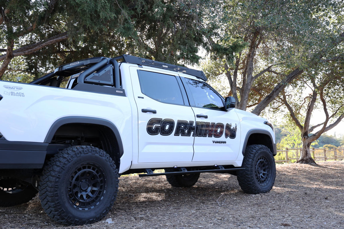 GO RHINO 911020T Go Rhino Sport Bar 2.0 w/Mounting for up to 6" Individual Lights & LED Light Bars up to 40" | Mild Steel, Textured Black | 911020T | Fits 2022-2024 Toyota Tundra