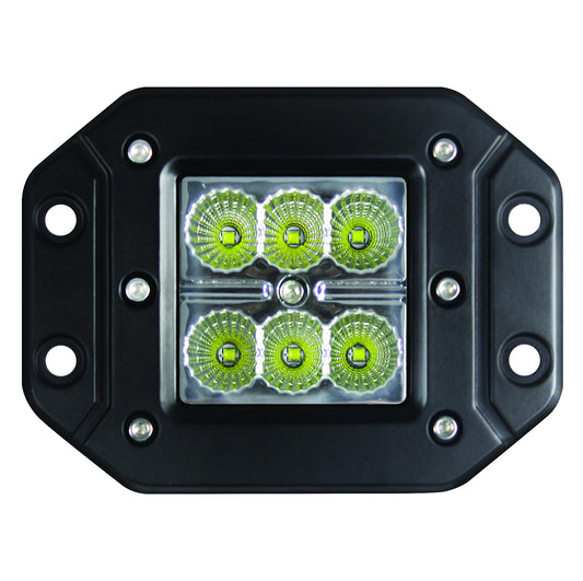 HELLA 357204021 HELLA 357204021 ValueFit Cube 6-LED Flood Light (Flush mount), Multi