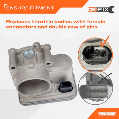 DORMAN 977-025 Dorman 977-025 Electronic Throttle Body Compatible with Select Chrysler / Dodge / Jeep Models (OE FIX)