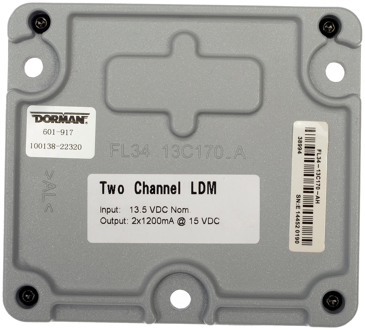 DORMAN 601-917 Dorman 601-917 High Intensity Discharge Lighting Ballast Compatible with Select Ford Models