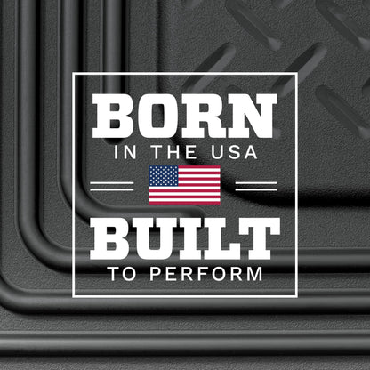 Husky Liners 53908 Husky Liners X-act Contour Floor Mats – Fits 2014-2018 Chevrolet Silverado & GMC Sierra 1500 Crew CAB ONLY; 2015-2019 Silverado/Sierra 2500/3500 Crew CAB ONLY – Front & 2nd Row, 3-pc Black - 53908