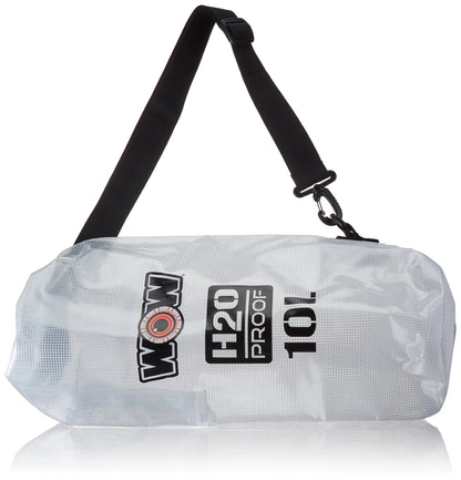 WOW SPORTS 18-5100C WOW Sports H2O Proof Dry Bag, Waterproof Backpack with Mesh Sides and Internal Phone Pocket, Waterproof Bag for Boating, Kayaking, Fishing, and More