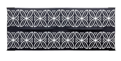 CAMCO 42833 Camco 42833 Botanical Awning Leisure Mat-Charcoal 8' x 20'