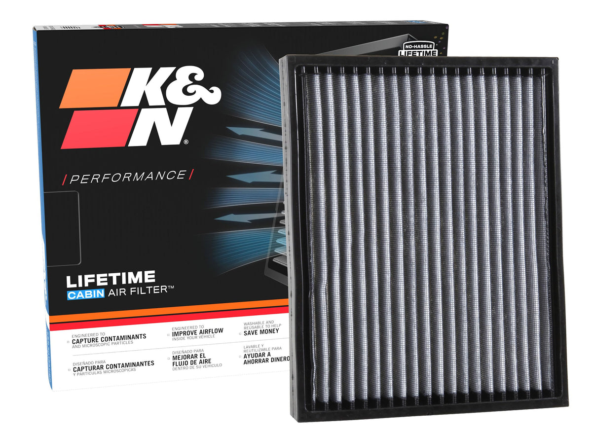 K&N FILTER VF2049 K&N LIFETIME Cabin Air Filter: Washable, Clean Air for your Cabin, VF2049