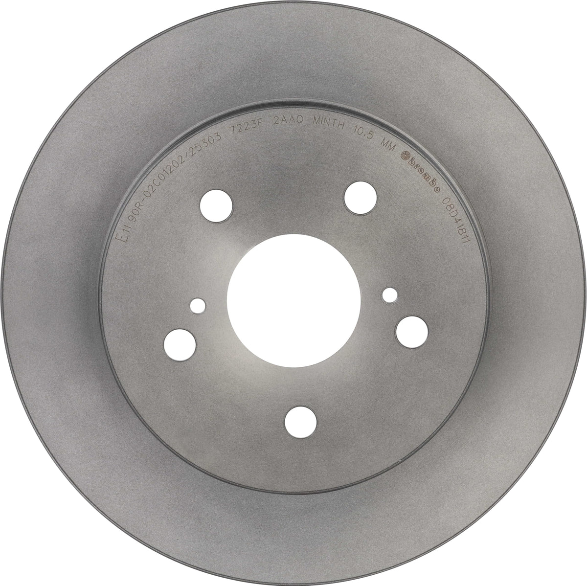 BREMBO 08D41811C02 Brembo 08.D418.11 UV Coated solid Brake Rotor LEXUS/TOYOTA/TOYOTA (FAW)/TOYOTA (GAC) OE# 4243178010