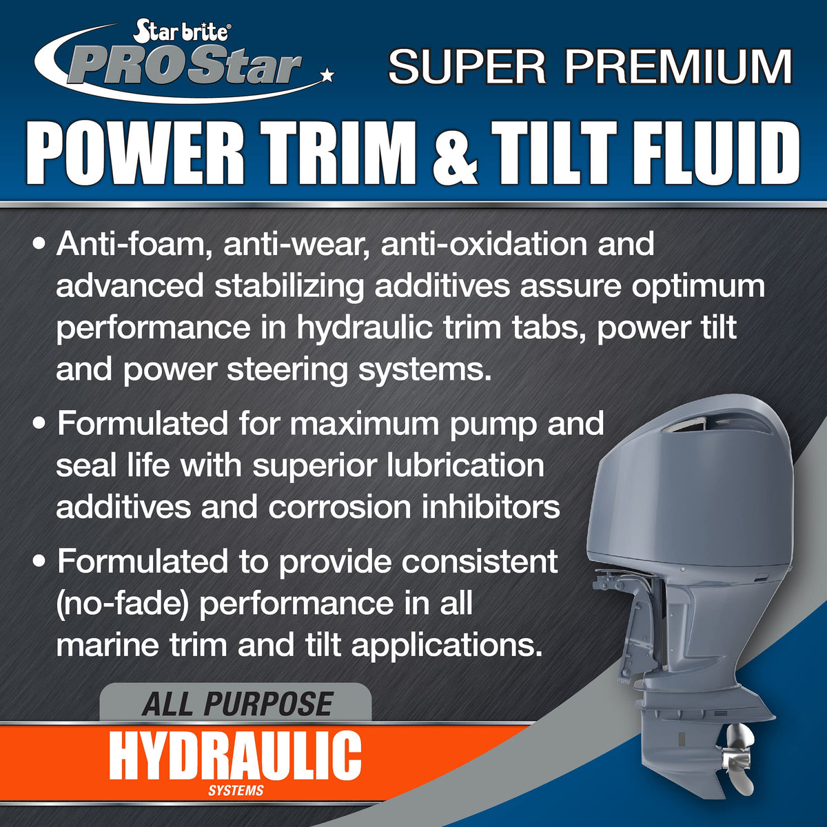 STAR BRITE 028510P Star Brite 028510P STL POWER TRIM & TILT FLUID 10OZ