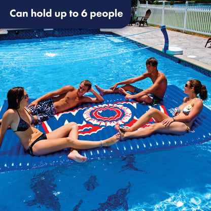 WOW SPORTS 12-2030 WOW Sports Inflatable Water Walkway, Inflatable Water Mat Pool Float, Ideal for Kids and Adults, 10 x 6 Feet, Blue