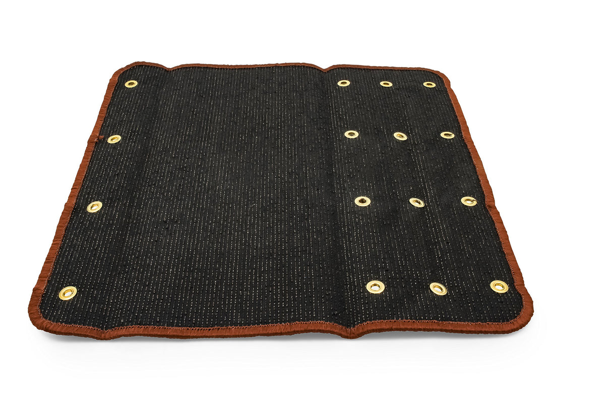 CAMCO 42944 CAMCO 42944 Premium Wrap Around RV Step Rug (Turf Material (22" x 23"))Brown