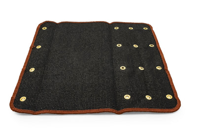 CAMCO 42944 CAMCO 42944 Premium Wrap Around RV Step Rug (Turf Material (22" x 23"))Brown
