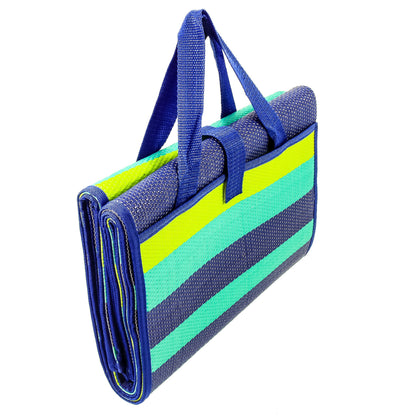 CAMCO 42806 Camco Handy Mat with Strap - Perfect for Picnics, Beaches, RV and Outings - Green/Turquoise - 60" x 78" (42806)