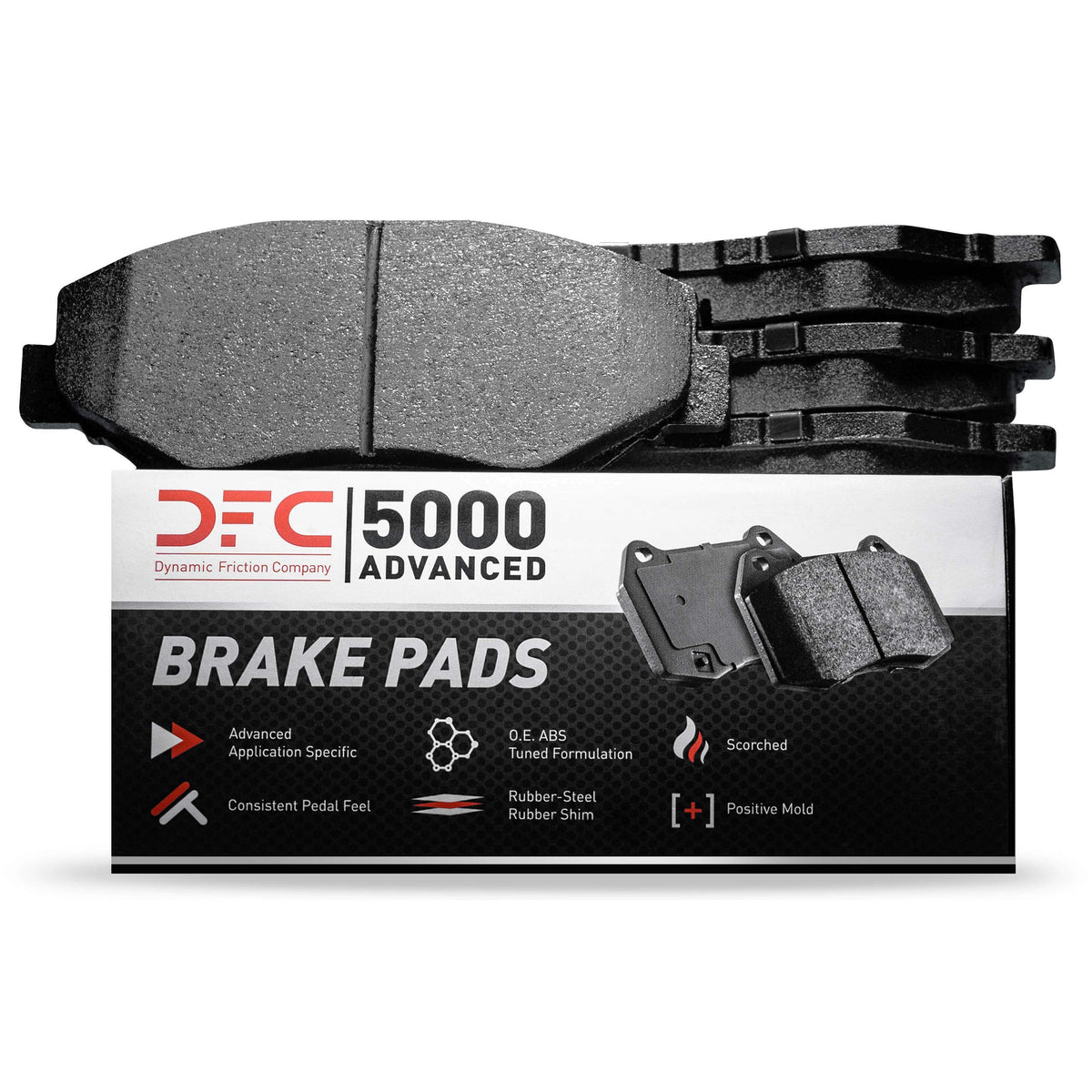 Dynamic Friction 1551-2200-00 DFC Rear 5000 Advanced Brake Pads