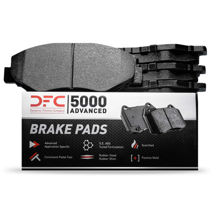 Dynamic Friction 1551-2200-00 DFC Rear 5000 Advanced Brake Pads