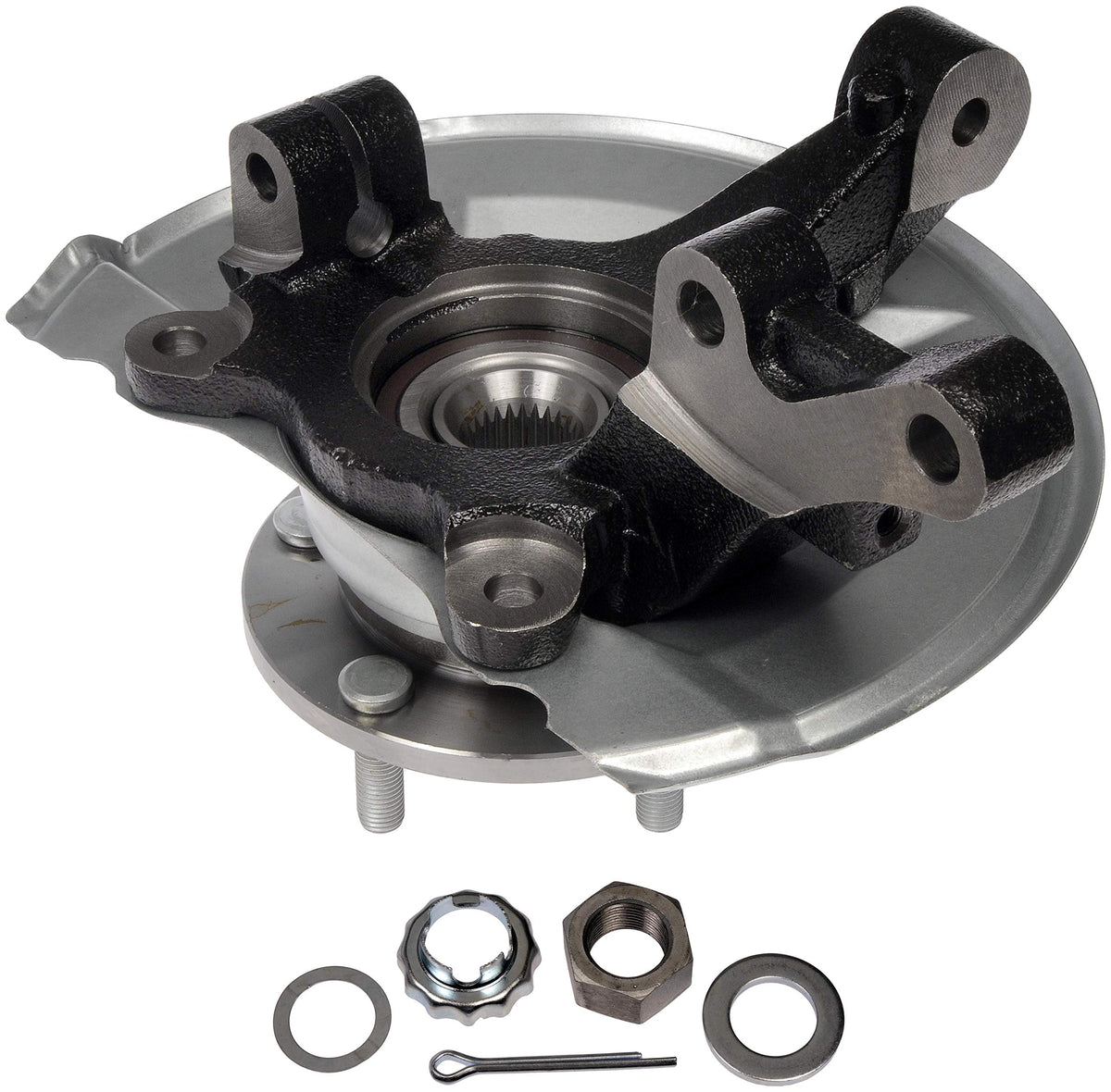 DORMAN 698-411 Dorman 698-411 Front Driver Side Loaded Steering Knuckle Compatible with Select Dodge / Jeep Models (OE FIX)
