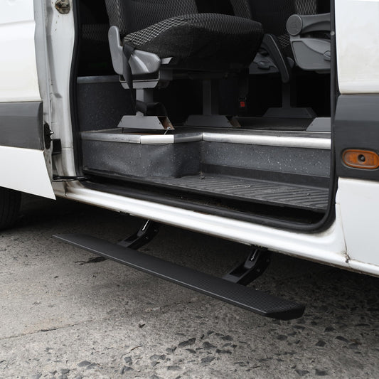GO RHINO 20410125PC Go Rhino - 20410125PC - E1 Electric Running Board KIT BLAC