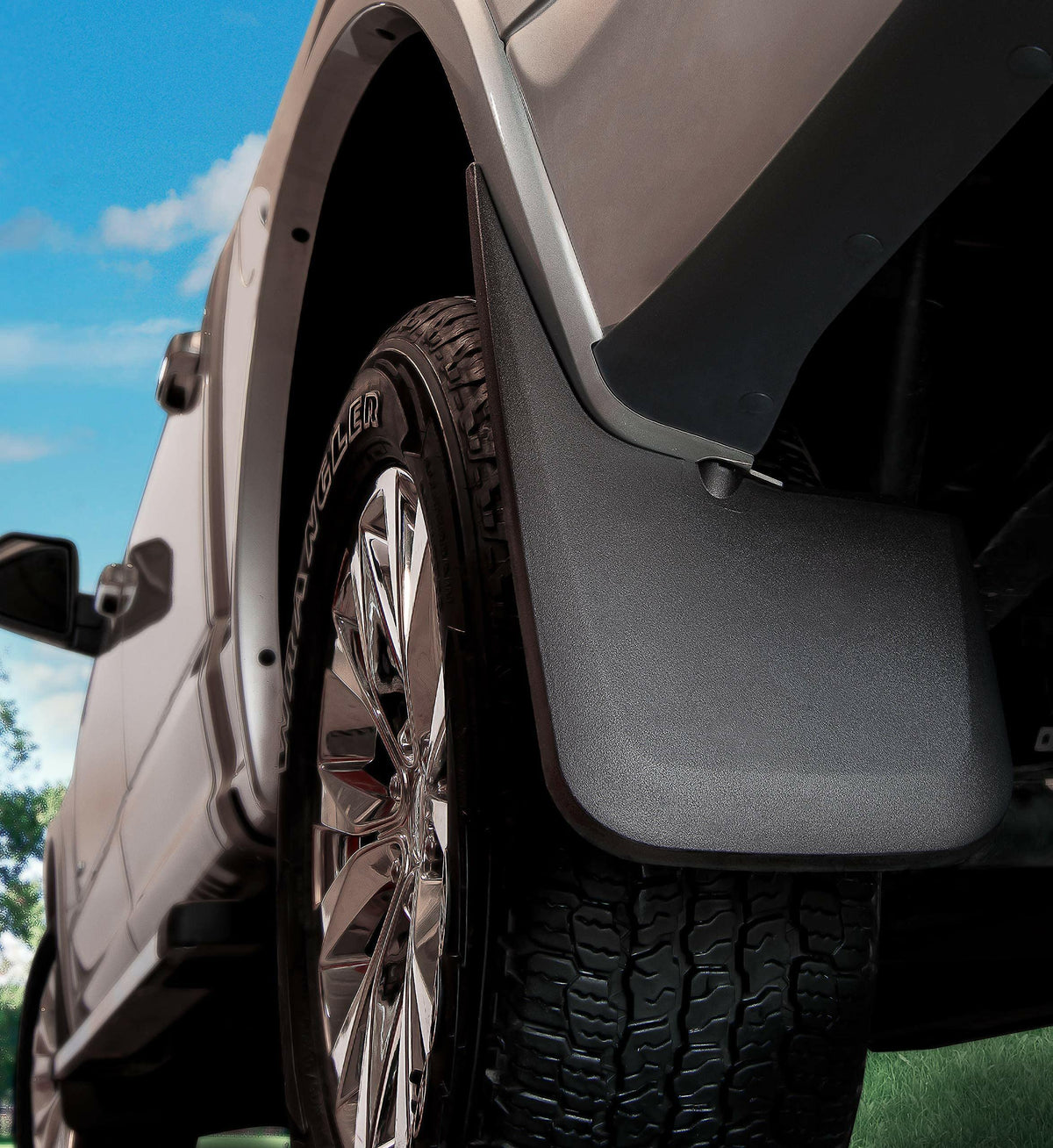Husky Liners 59051 Husky Liners Custom Mud Guards – Fits 2019-2026 Dodge Ram 2500/3500 with Single Rear Wheels & OEM Fender Flares – Rear Set, 2-pc Black - 59051