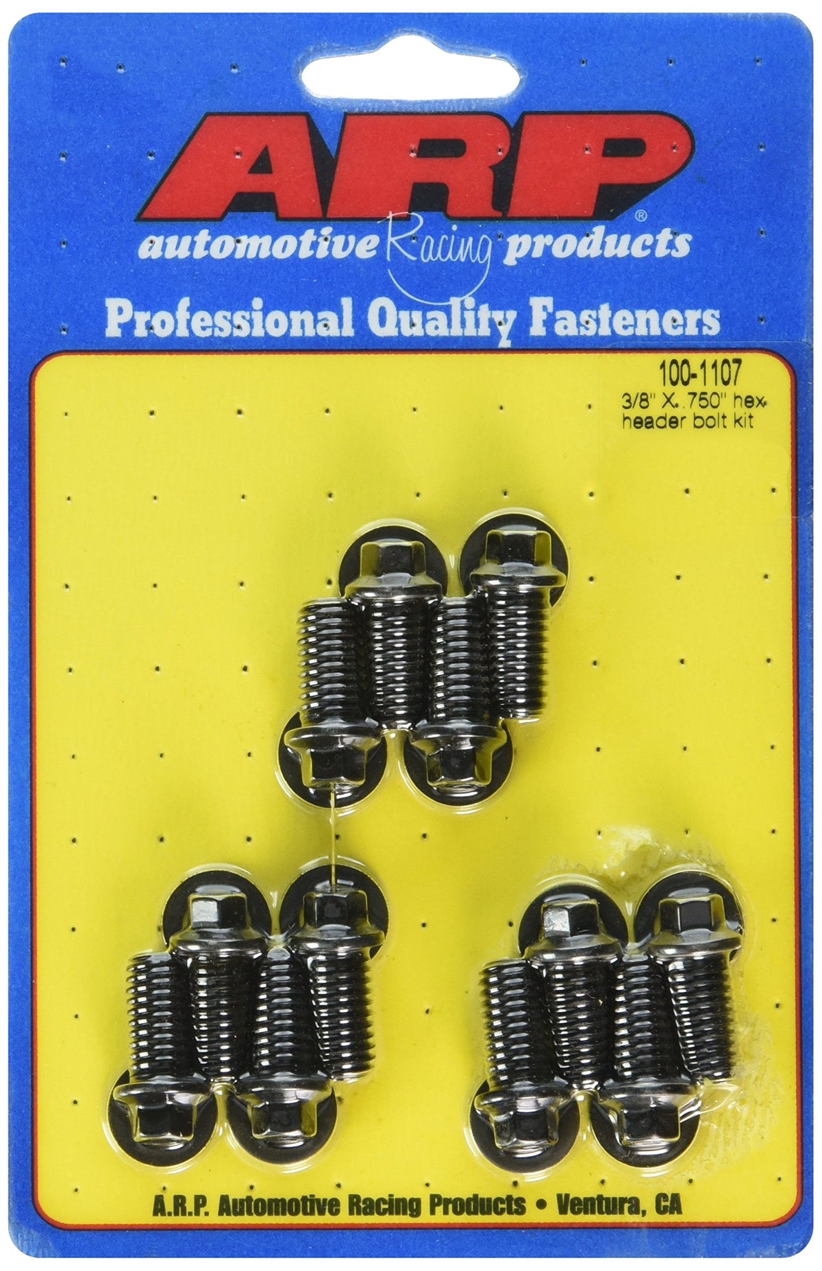 ARP 100-1107 ARP 1001107 Black Oxide 12-Point Header Bolts - Set of 12